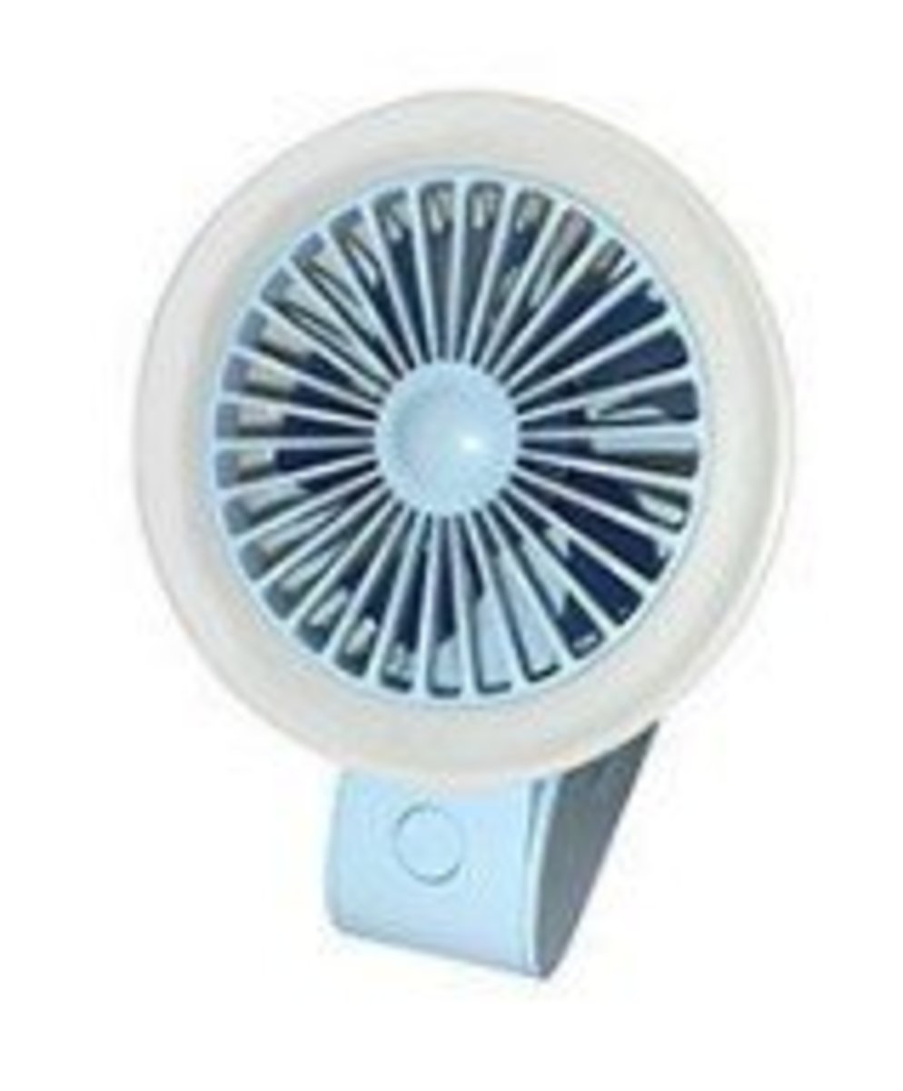 JNC - 2 in 1 Mini Night Light Folding Fan