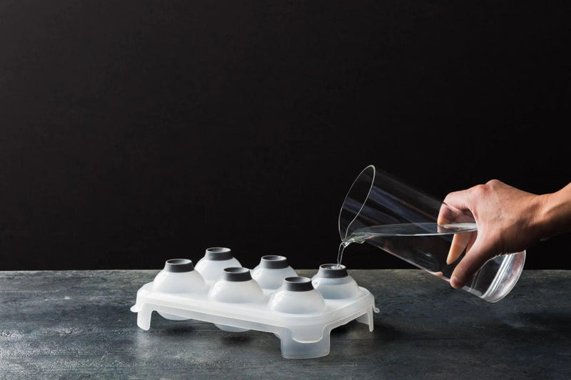Sveres jumbo - Round cold drink ice balls｜Big whiskey ice balls｜Ice molds｜Silicon ice trays｜BPA free｜2.5"｜6.3 cm