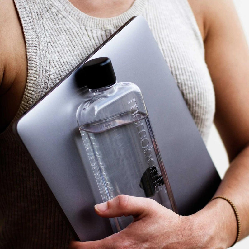 Memobottle - Slim memobottle ultra-thin environmentally friendly water bottle｜450ml｜15oz｜glue bottle｜flat water bottle｜kettle｜BPA-free｜convenient storage