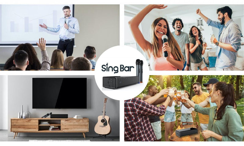 Pure Acoustics Sing Bar Multifunctional Portable Karaoke Speaker｜K Song Artifact｜K Singing｜Bluetooth Speaker
