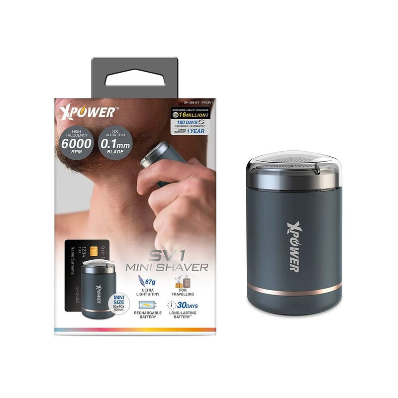 Xpower - SV1 Super Mini Rechargeable Shaver | Portable | Electric Shaver