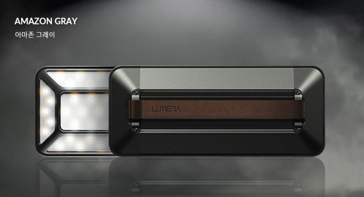 Lumena - 5.1CH MAX 6200流明大容量行動電源LED燈｜露營燈｜聚光燈 - 深藍色