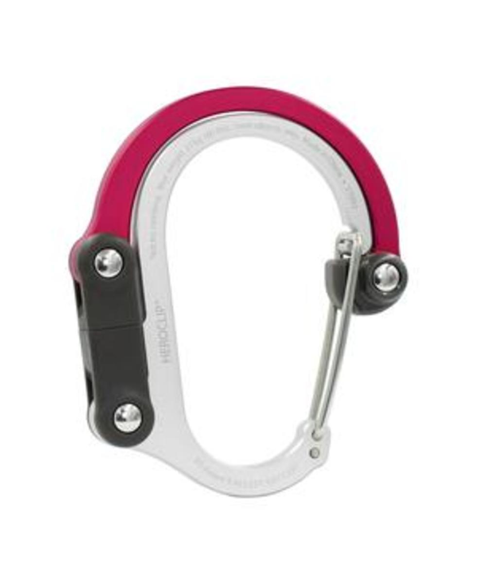 HeroClip - Multifunctional Swivel Hook (Medium) - Hot Rod Red