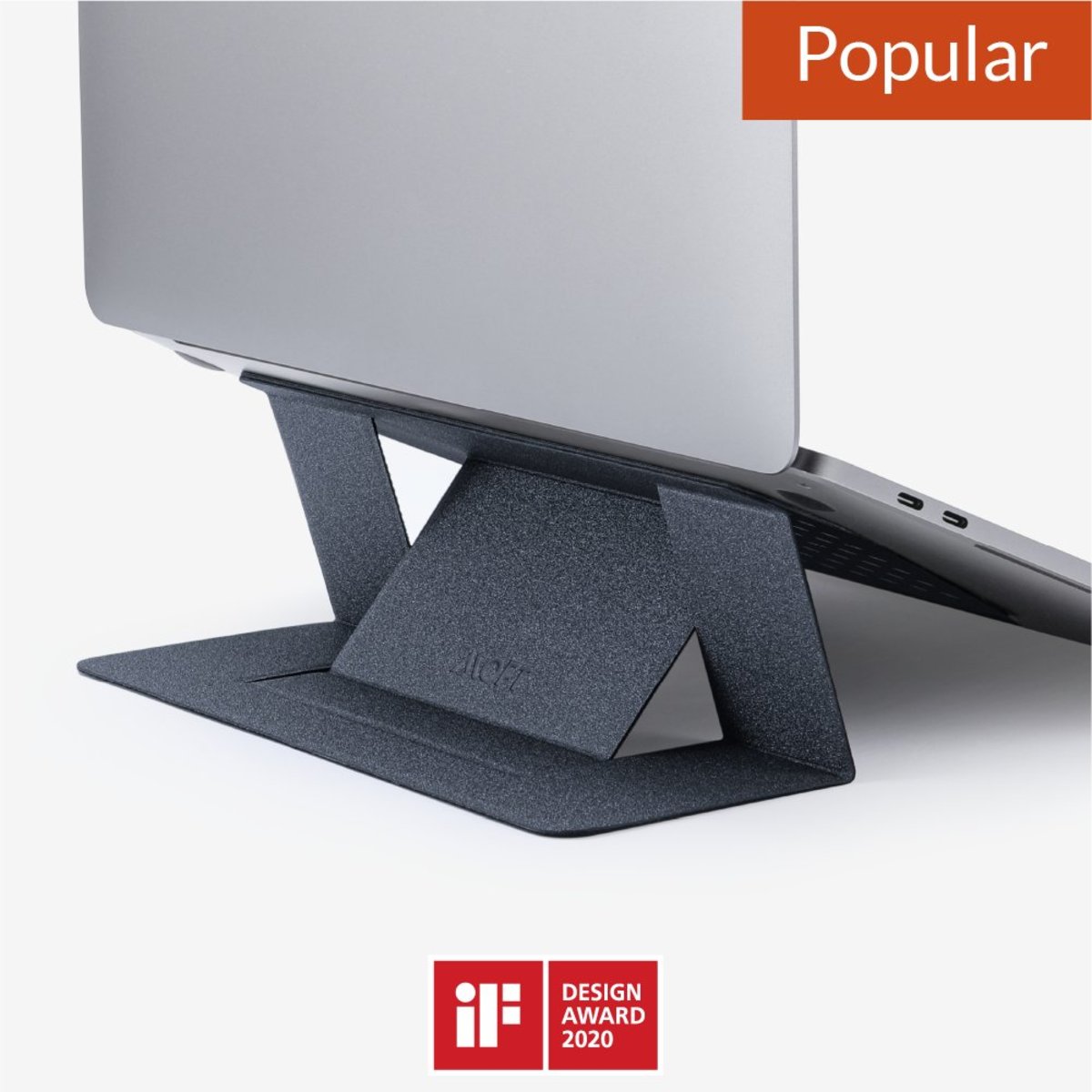 MOFT - MOFT Stand Invisible Laptop Stand - Dark Gray