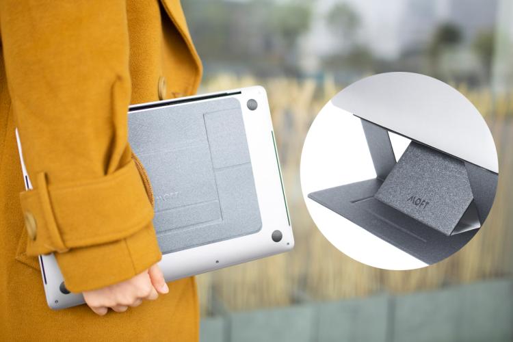 MOFT - MOFT Stand Invisible Laptop Stand - Dark Gray