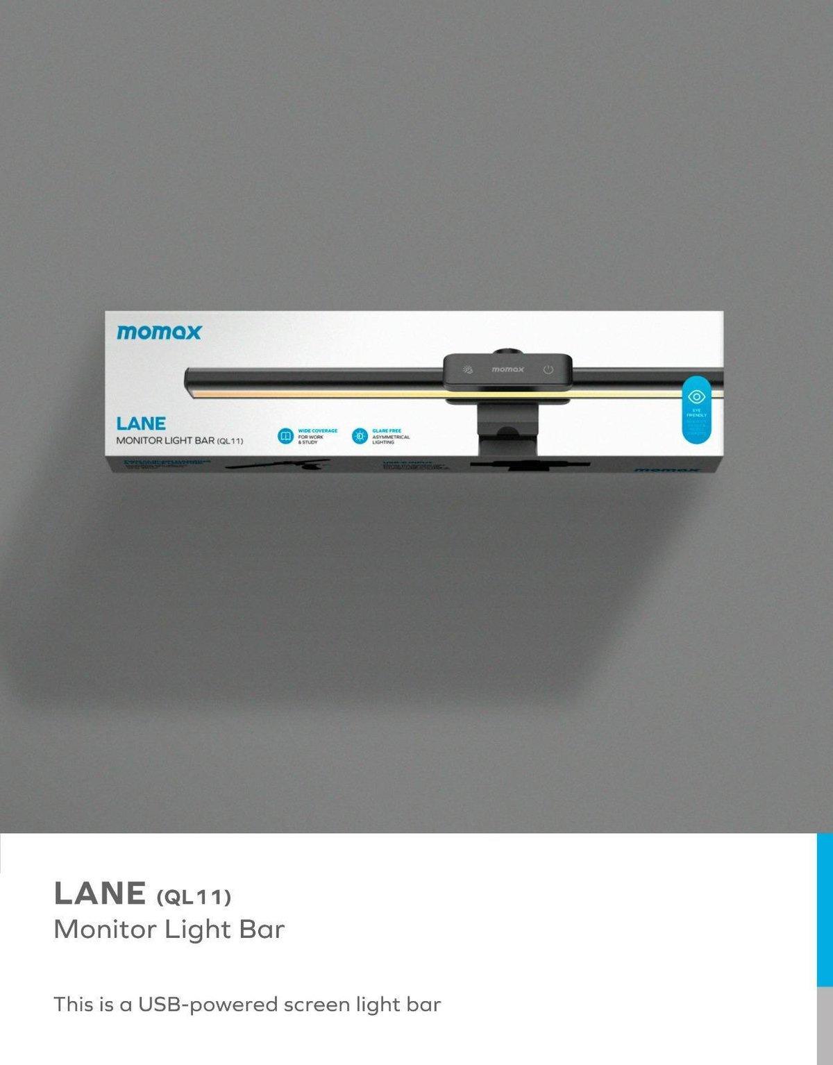 MOMAX - QL11 Lane screen hanging light | screen smart hanging light