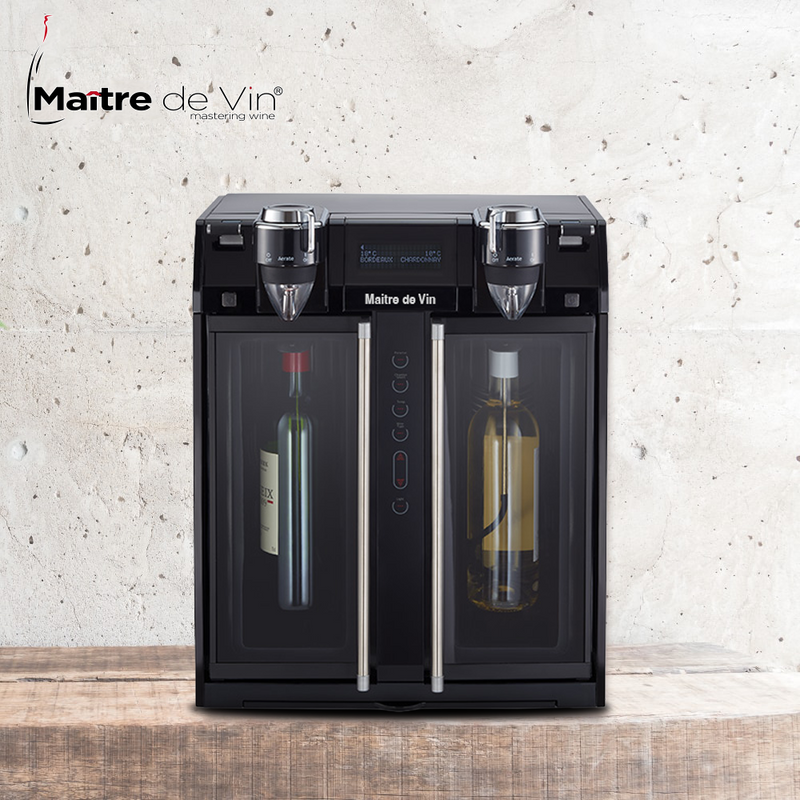 Maitre de Vin - Maitre de Vin smart dual-temperature wine cabinet and wine machine｜2 bottles｜Four-in-one wine cabinet WOE00300100