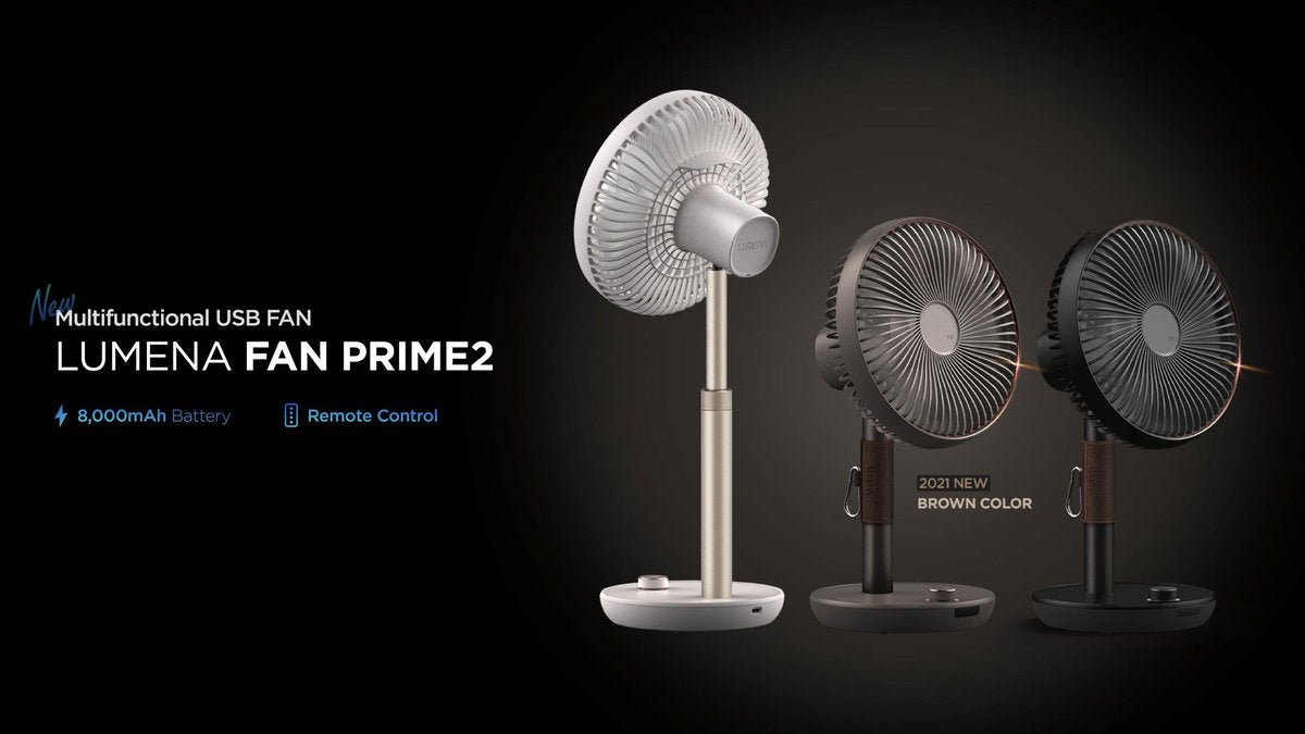 Lumena - LUMENA ​​N9 FAN PRIME2 Wireless Retractable Stand Fan [Licensed in Hong Kong]