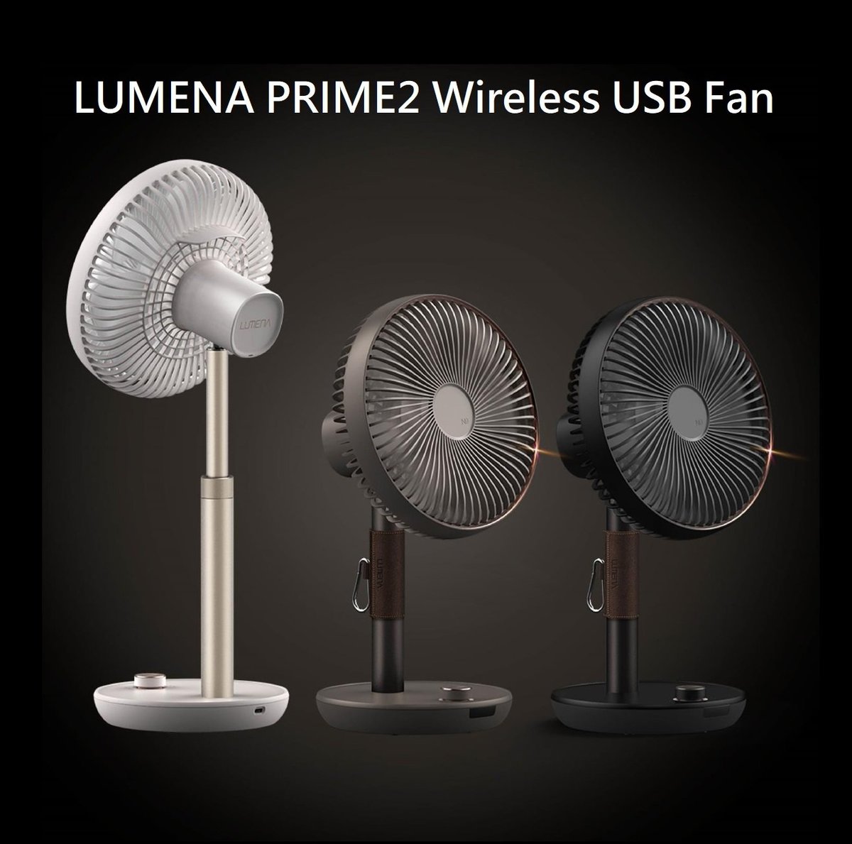 Lumena - LUMENA N9 FAN PRIME2 無線伸縮座檯風扇【香港行貨】