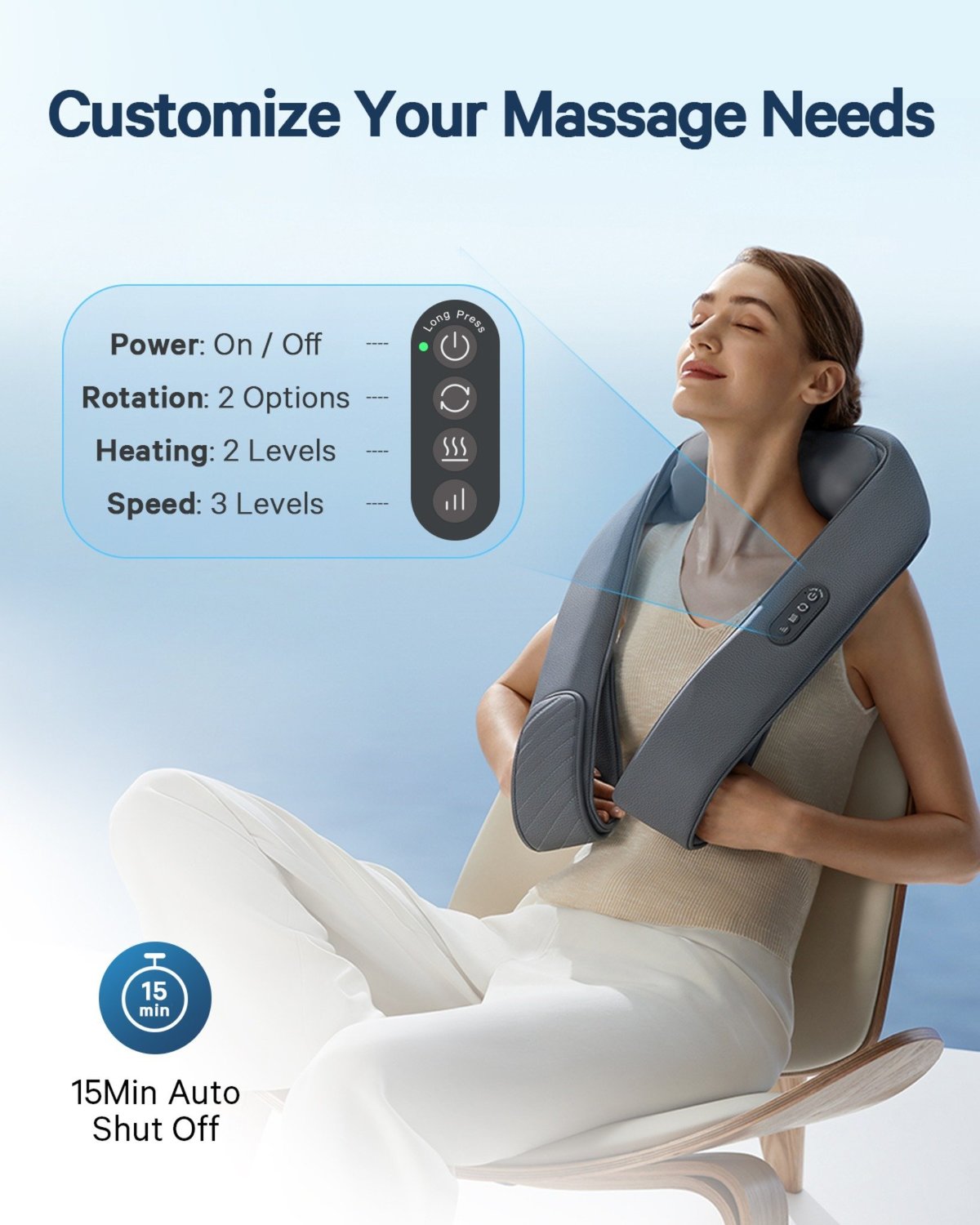 Naipo - oCuddle Plus Shiatsu Wireless Massager【Hong Kong License】