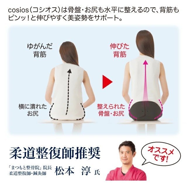 NEEDS LABO - COSIOS posture correction chair back
