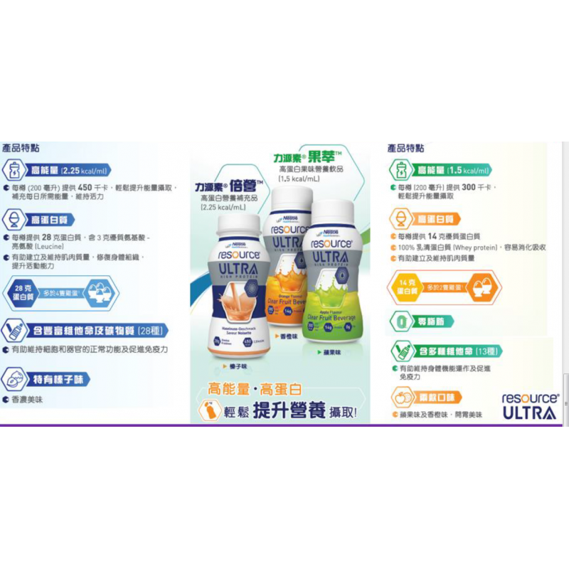 RESOURCE® ULTRA 力源素® 倍營™榛子味 (200毫升)