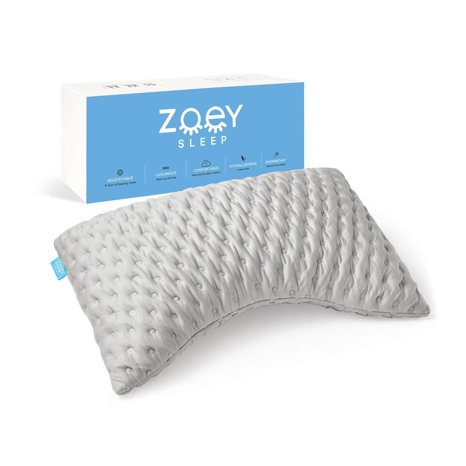 OTHER - ZOEY Curve Pillow 矯正姿蝴蝶形枕頭｜記憶海綿枕頭｜3D減壓止鼾枕頭