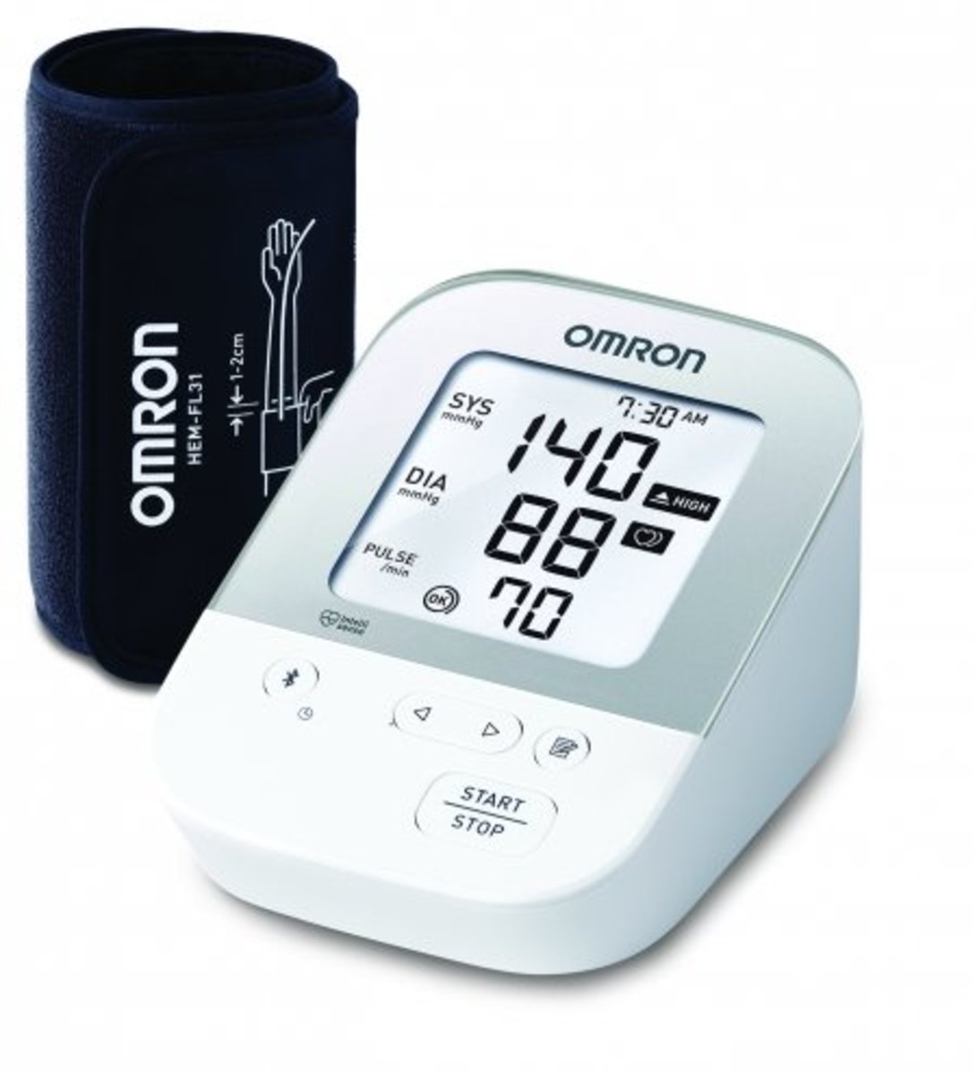 OMRON - Bluetooth Arm Blood Pressure Monitor JPN610T