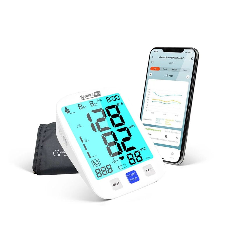 Xpower - XPowerPro U81NH IoT Smart Arm Blood Pressure Monitor