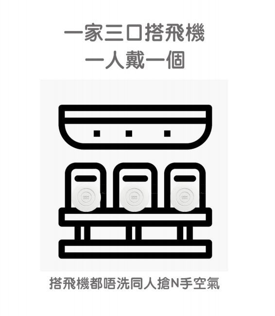 Ataraina - OiSHi 便攜空氣淨化+香薰機 - 灰色