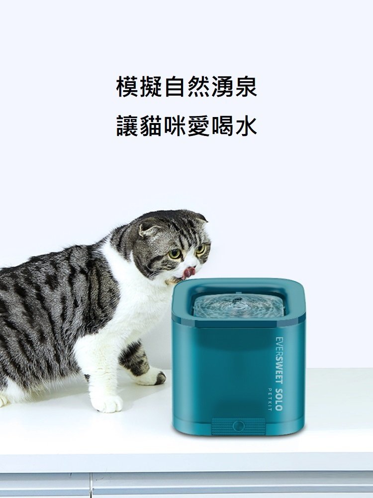 Petkit - Eversweet Solo 寵物智能飲水機｜寵物水機 1.8L