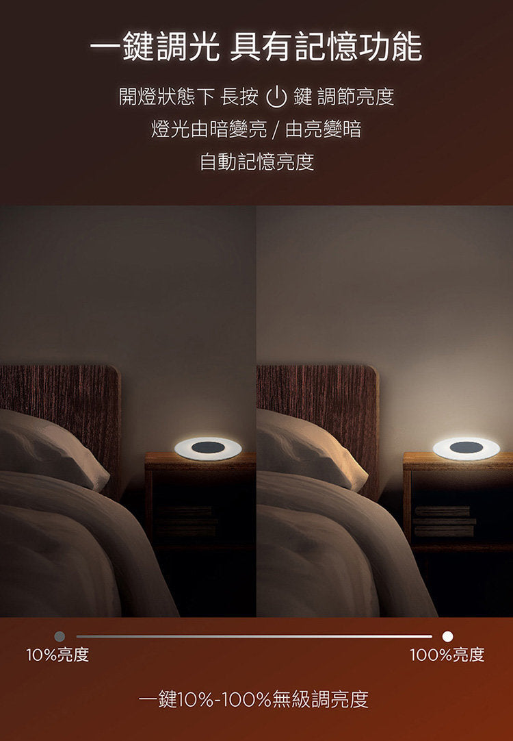 Philips - Philips desk lamp | wireless charging pad | PLATE LED wireless charging small dish lamp 66134 [Hong Kong licensed]