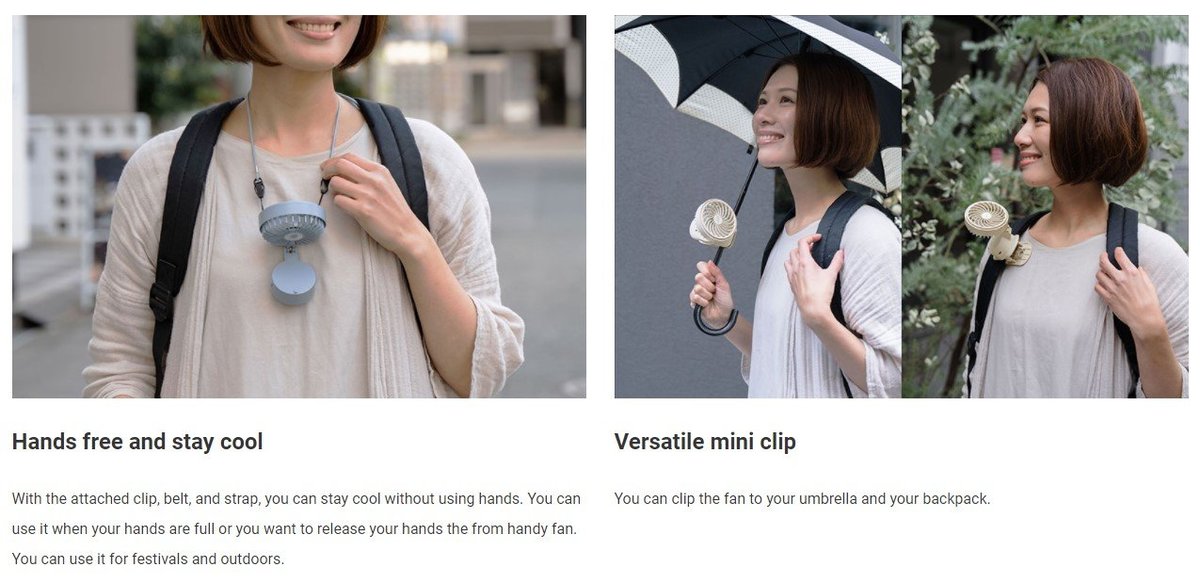 Prismate - 5 Ways Mini Handheld Fan PR-F063 [Licensed in Hong Kong]