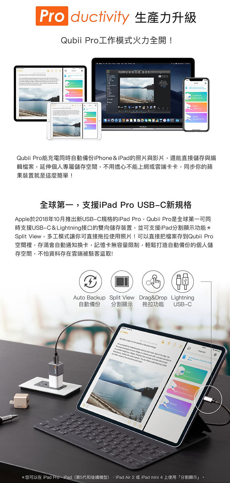 Maktar - Qubii Pro Backup Tofu Professional Edition (without memory card) - Rose Gold