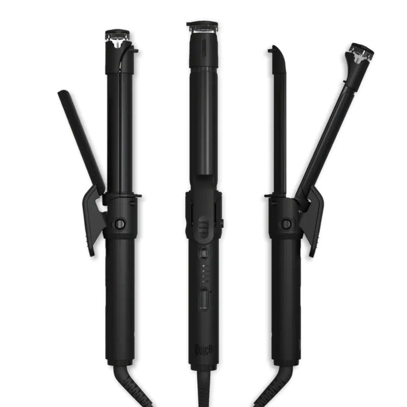 Quico - 2合1多功能直髮捲髮兩用造型器｜直髮夾｜捲髮器 - 極黑
