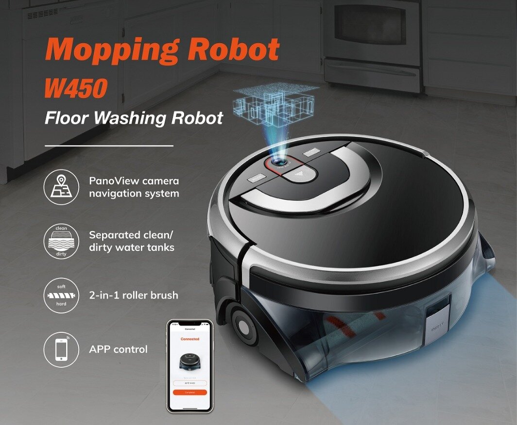 iLife - W450 2-in-1 vacuum and floor cleaning robot | Robot vacuum cleaner | Sweeping robot