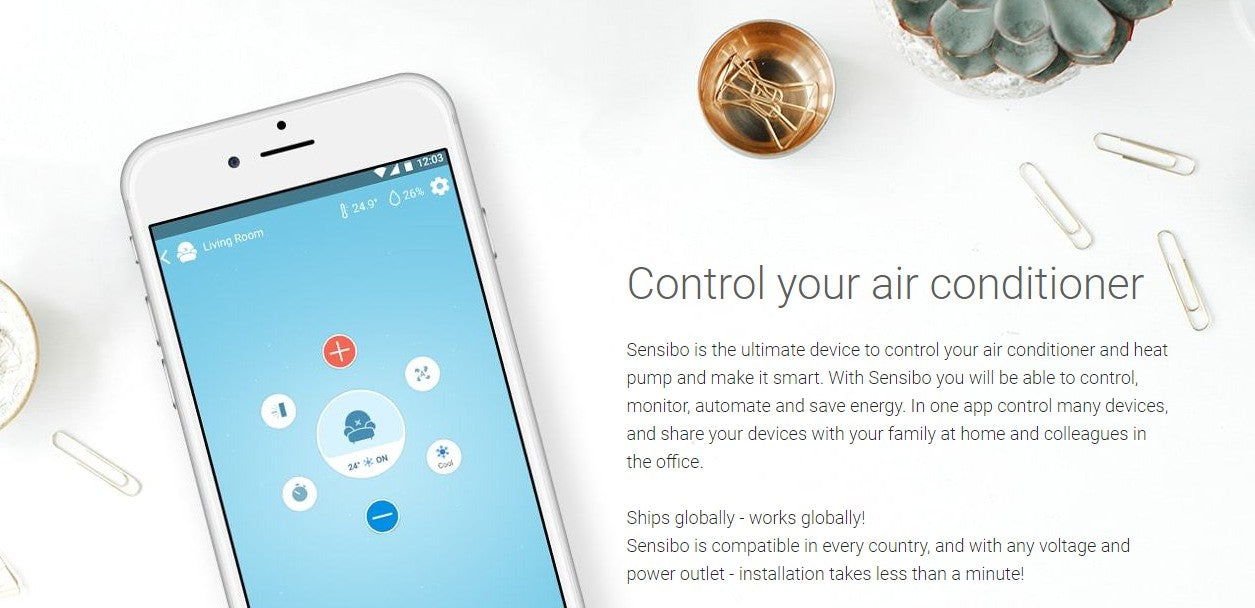Sensibo - SKY Smart Air Conditioning Unit - White [Licensed in Hong Kong]