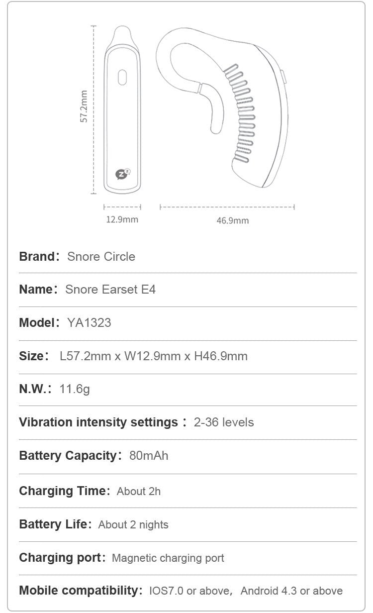 Snore circle - Smart anti-snoring earphones 2.0