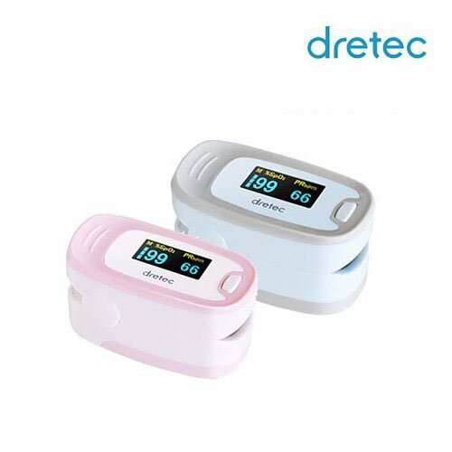 Dretec - OX-102 pulse oximeter｜fingertip type｜blood oxygen meter｜finger clip type｜blood oxygen measurement｜heart rate monitoring｜oximeter