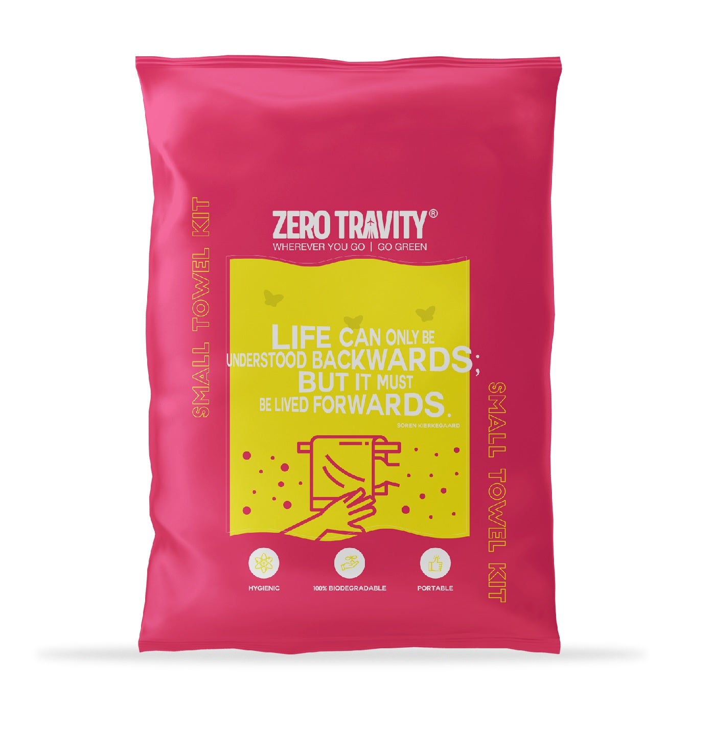ZERO TRAVITY - Accompanying Eco-Friendly Small Towel Set (3 Towels)