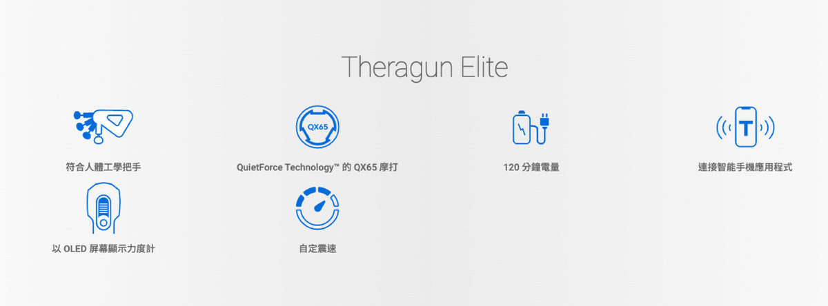 Theragun - ELITE Professional Grade Deep Muscle Therapy Massage Gun - Black [Licensed in Hong Kong]