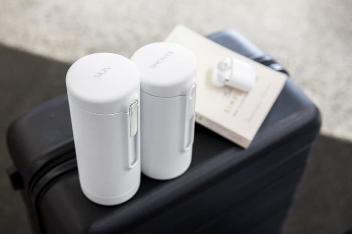 TIC - Travel Storage Bottle Advanced Edition#Bath and Skin Care Set-Matte White