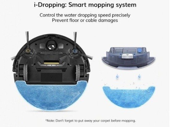iLife - V8 Plus 2-in-1 vacuum and wet mop robot | Robot vacuum cleaner | Sweeping robot