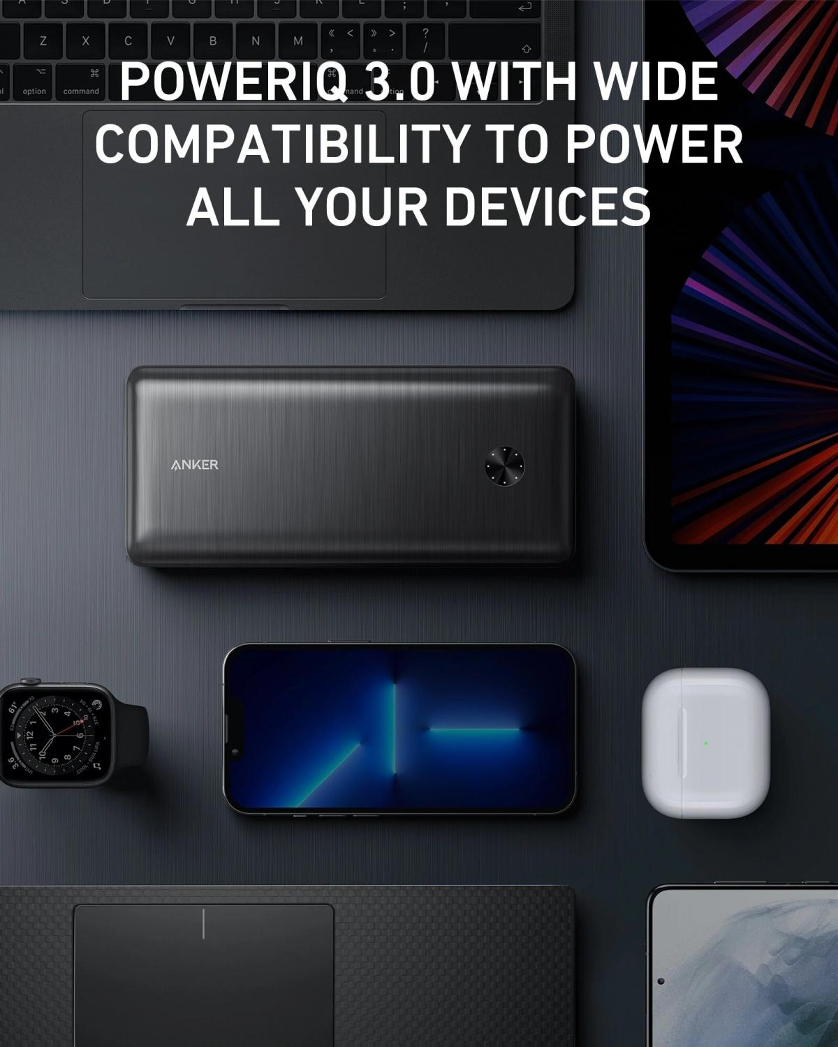 Anker - PowerCore III Elite 26K 87W 4-output power bank