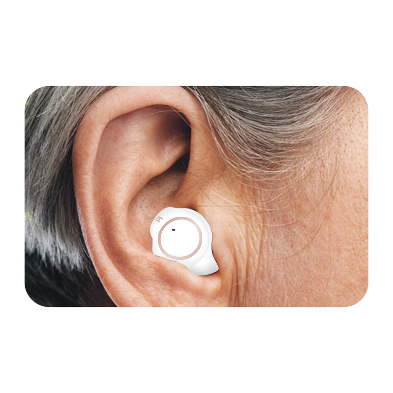 Hopewell - HAP-130 (+120dB) Headphone Type Rechargeable Hearing Aid - White