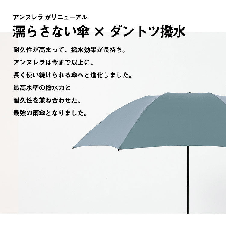 WPC - [Automatic switch model] UNNURELLA MINI 60 super waterproof folding umbrella UN003 - brown blue horizontal room