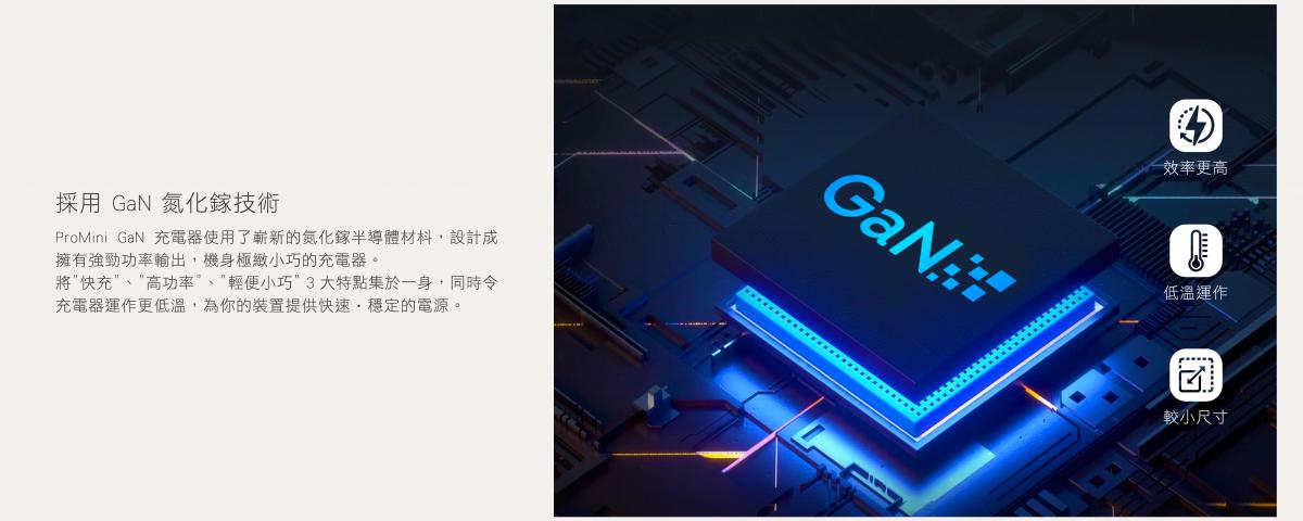 ProMini - Gs200 GaN氮化鎵 Quad Type-C GaN桌面式快速充電器｜Type-C充電器