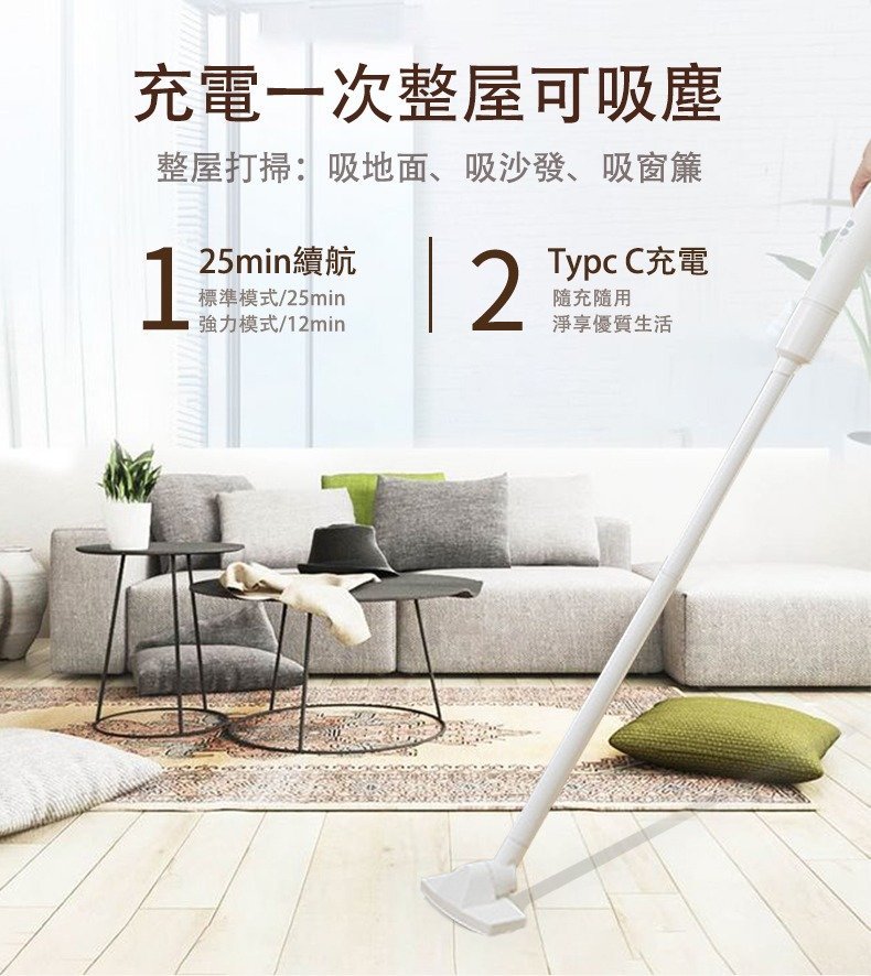 Home's Yi-Japanese Yohome Mini Cordless Vacuum Cleaner｜13000Pa｜Portable｜Small｜Car DY-108