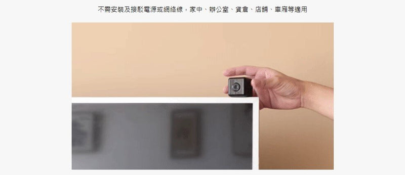 Lunon - Mobile Wireless Surveillance Mini Camera | Infrared Night Vision | Anti-theft Camera LUN11