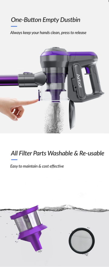 Airbot - iRoom 2.0 Handheld Cordless Vacuum Cleaner 19000Pa [Licensed in Hong Kong]