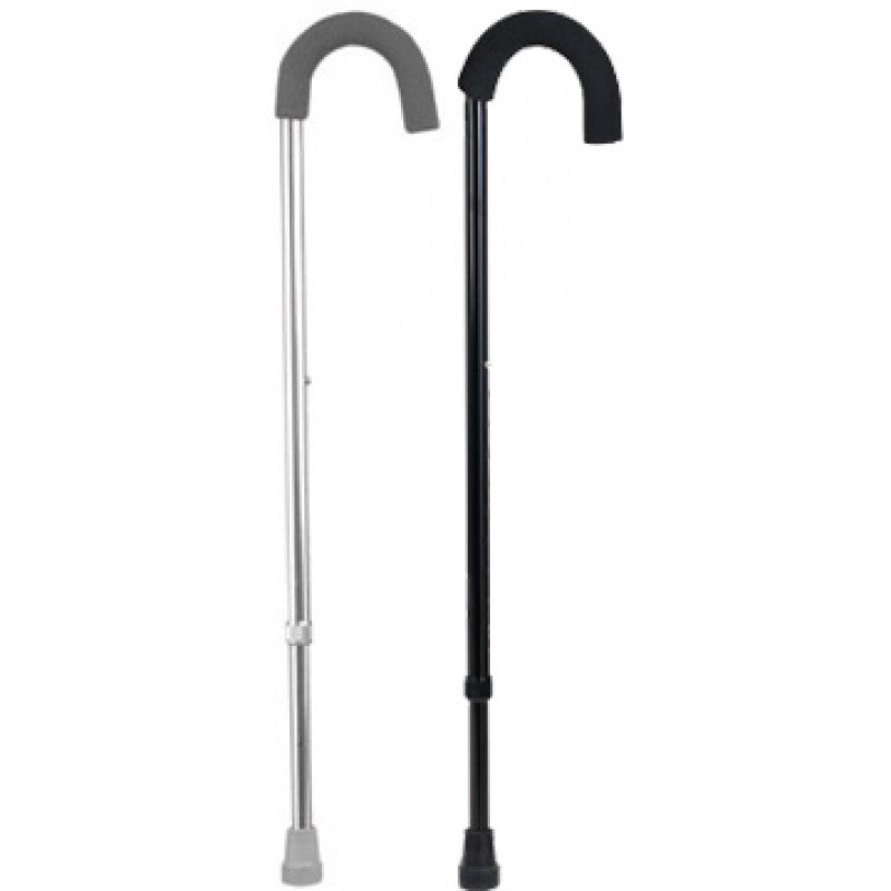 Aidapt Extending Foam Handled Aluminum Walking Stick with a rounded neck