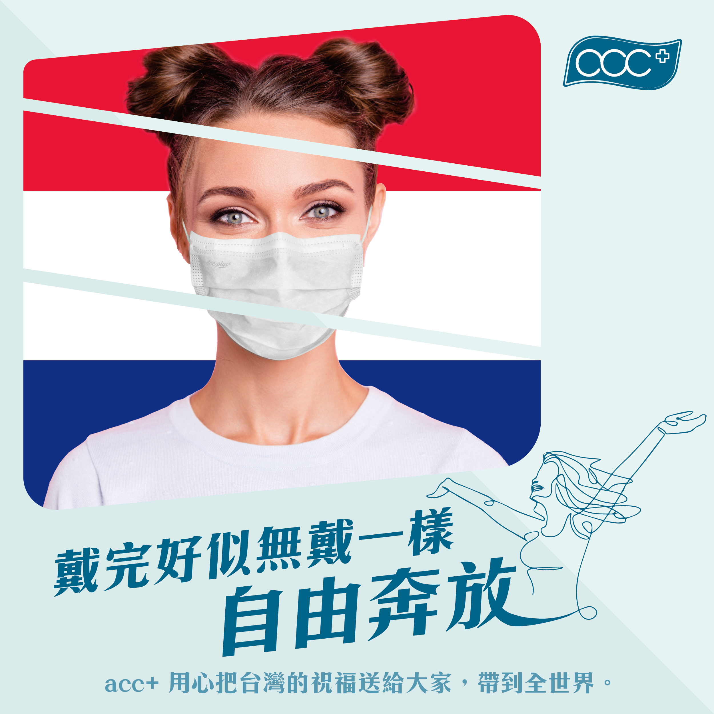 acc+ 台灣法式成人口罩 ASTM Level 3 Intertek 報告實證長效抗菌