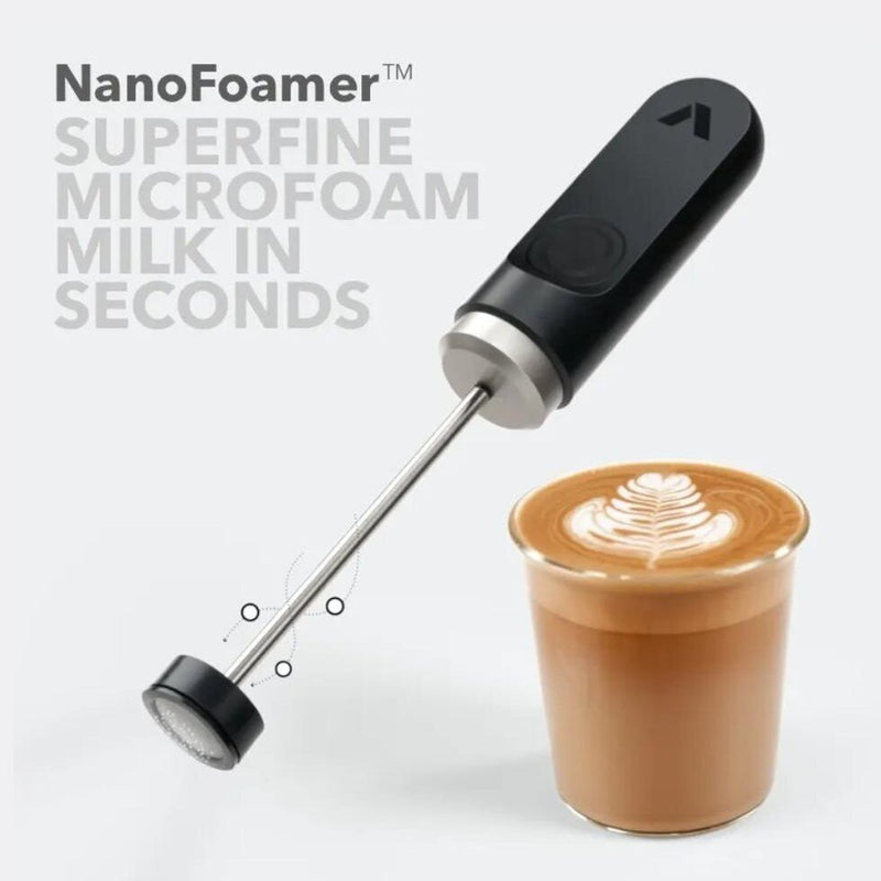 Subminimal - NanoFoamer Steam-free Portable Latte Art Milk Foam Wand | Coffee Latte Art | Electric Milk Frother | Milk Frothing Artifact