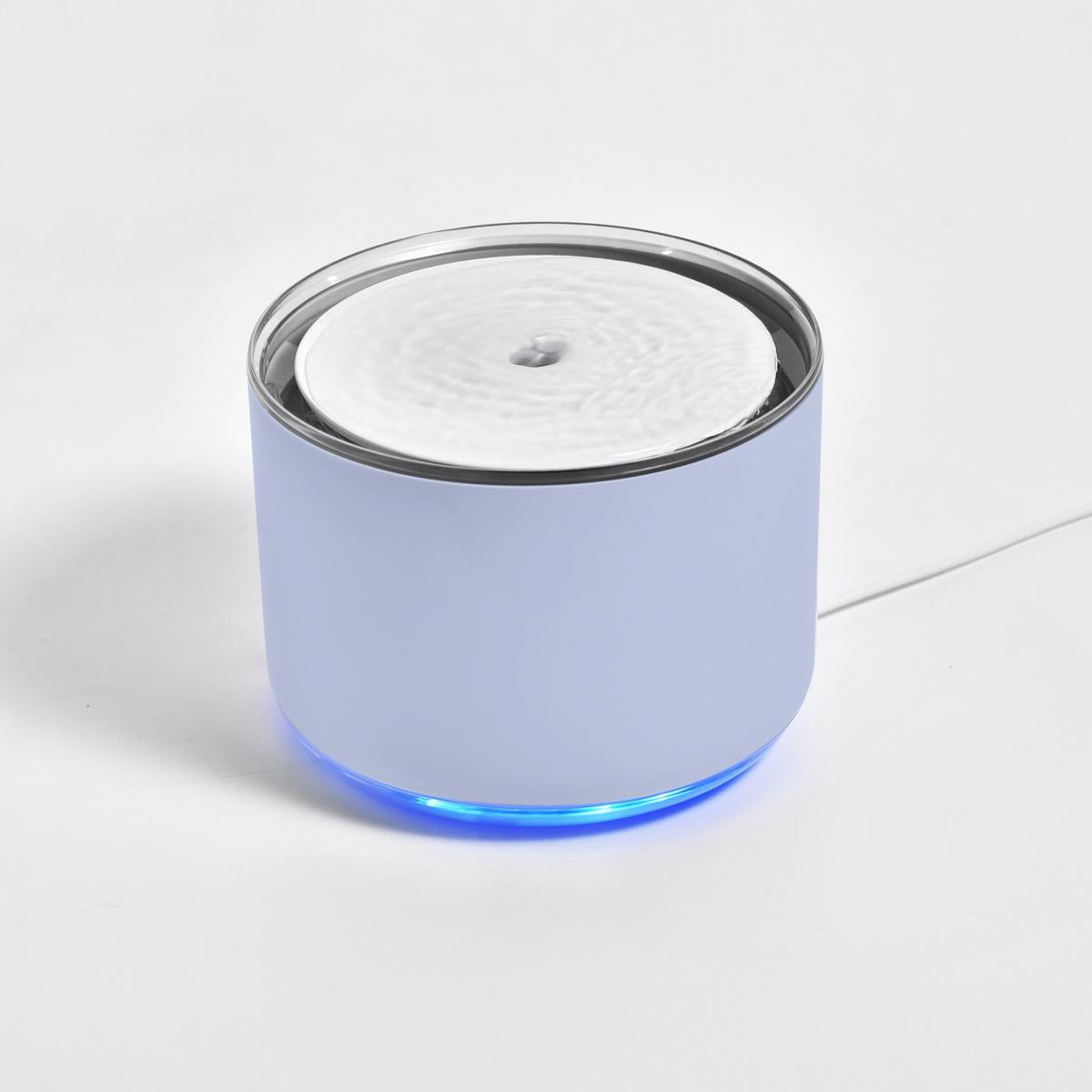 Miiibo - Drink Mini Zinc Ion Wireless Pet Water Dispenser｜Pet Water Dispenser-Transparent White