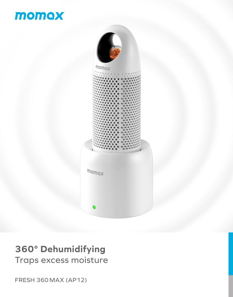 MOMAX - Fresh 360 Max Magic Dehumidifier wand with base AP12