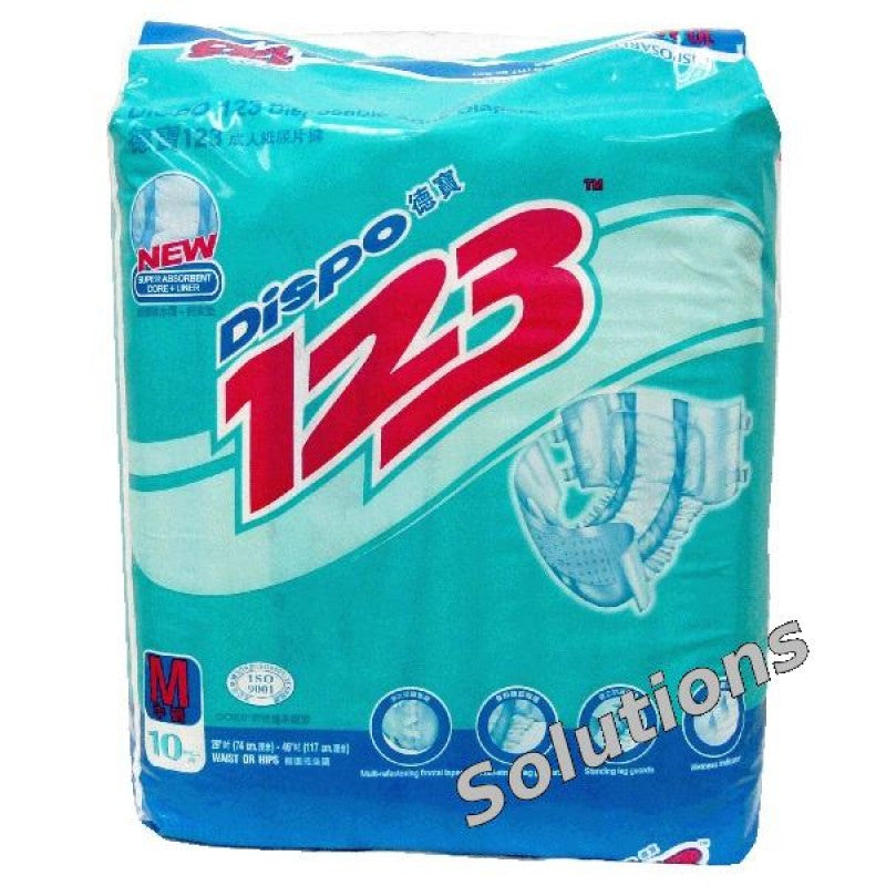 Debao 123 Adult Diapers (10pcs) Disposable Adult Diapers (10pcs)