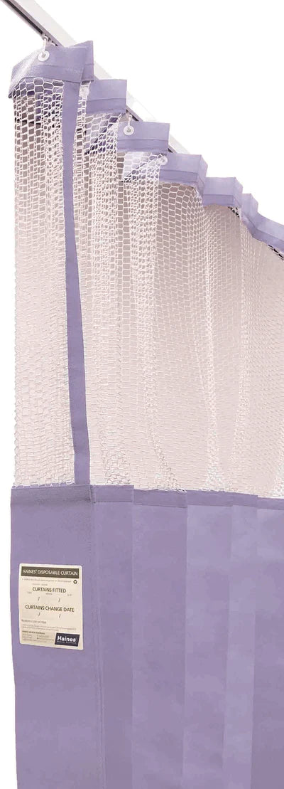 Haines® Antimicrobial Medical Curtains - CUSTOM LINES REDUCED TO CLEAR