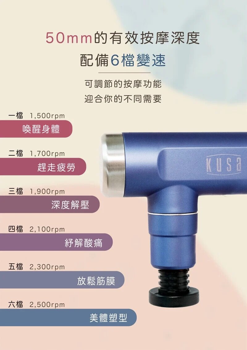 Kusa - M300 Mini Cool Small Fascial Massage Gun｜Massage Gun