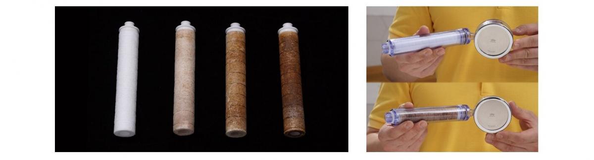 IONPOLIS - Special sediment filter strip filter element for double rust-removing shower head｜IONPOLIS V Sediment Shower Body Filter｜Filters rust｜Foreign matter｜Impurities (pack of 3)