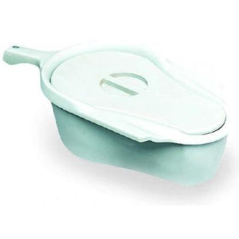 Aquatec 帶把手便盤連蓋子 Sanitary Pan with handle and lid